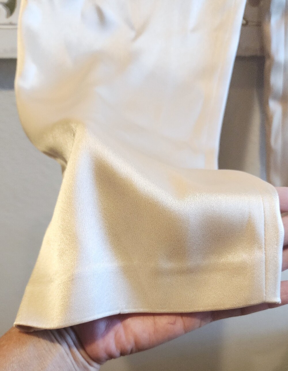 ALICE + OLIVIA JESSIE SLIM SATIN PANTS WOMENS SIZE 8 - Picture 12 of 16